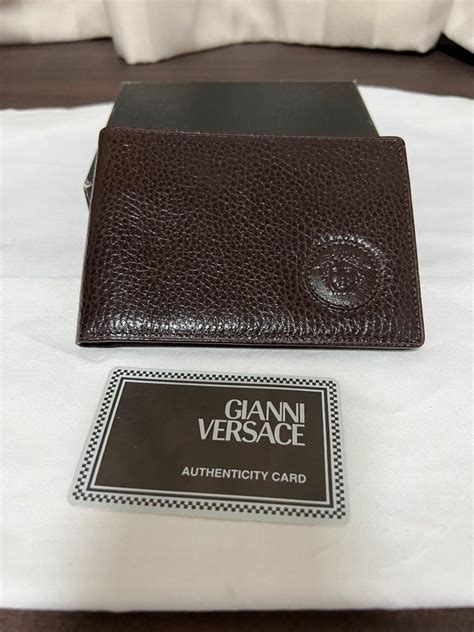 check if gianni versace wallet is real or not|versace bifold wallet.